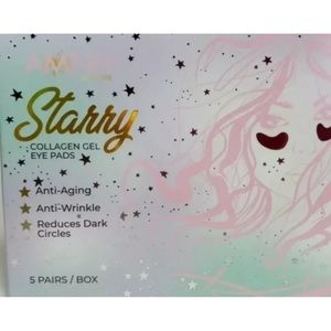 AMNH Skincare STARRY Collagen Gel Eye Pads, 5 Pairs,